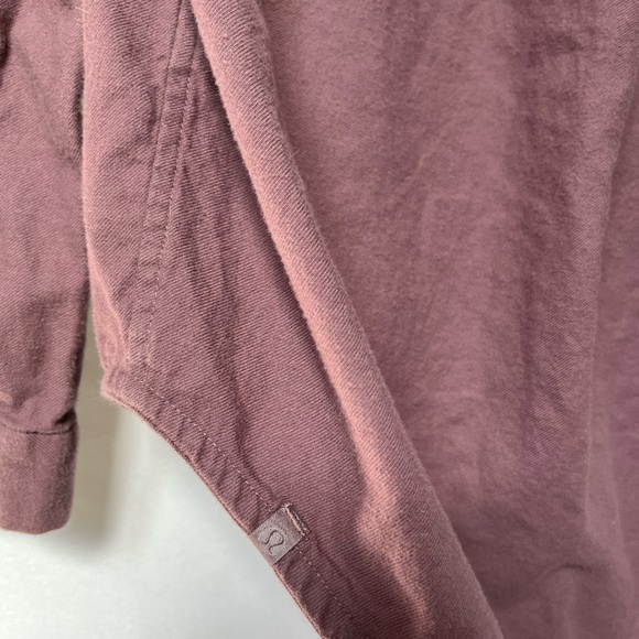 Lululemon Full Day Ahead Flannel Button Up Size 12 - Picture 14 of 15